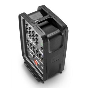 JBL EON208P PORTABLE 8" SPEAKER SYSTEM WITH DETACHABLE POWERED MIXER, VOCAL MIC AND BLUETOOTH AUDIO